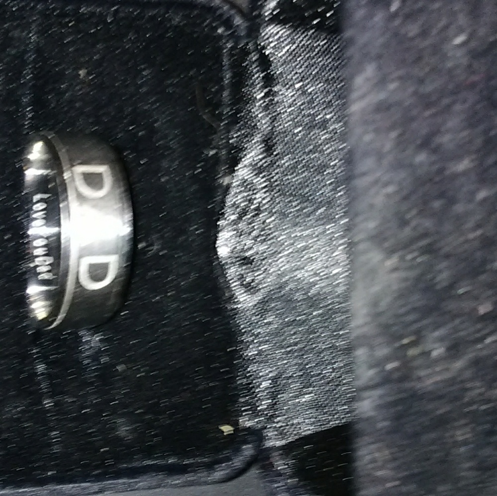 Stainless steel with DAD engraved